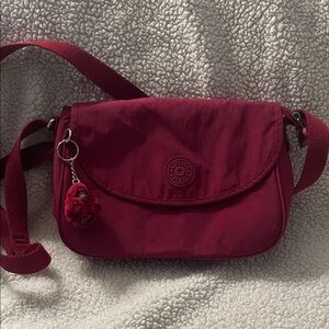 Red Kipling Crossbody Bag